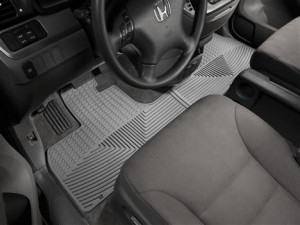 Honda Odyssey 2005-2010 - Коврики резиновые, передние, серые (WeatherTech) фото, цена