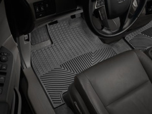 Honda Odyssey 2010-2017 - Коврики резиновые, передние, черные (WeatherTech) фото, цена