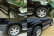 Toyota Land Cruiser 1998-2007 - Расширители колесных арок, к-т 4 шт (EGR) фото, цена