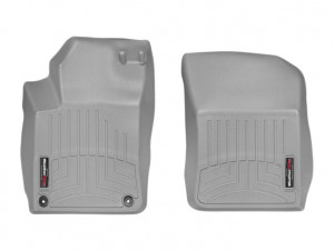 Citroen C3 2014-2024 - Коврики резиновые с бортиком, передние, серые (WeatherTech) фото, цена