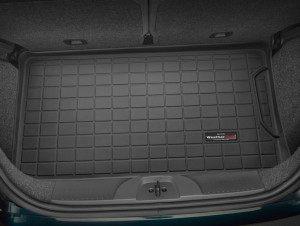 Fiat 500 2007-2021 - Коврик резиновый в багажник, черный (WeatherTech) фото, цена