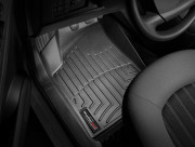 Fiat Idea 2010-2015 - Коврики резиновые с бортиком, передние, черные (WeatherTech) фото, цена