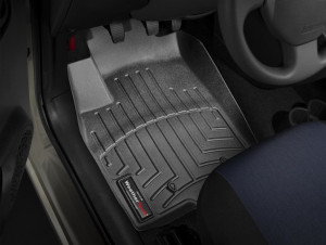 Fiat Panda 2010-2015 - Коврики резиновые с бортиком, передние, черные (WeatherTech) фото, цена