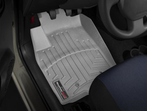 Fiat Panda 2010-2015 - Коврики резиновые с бортиком, передние, серые (WeatherTech) фото, цена