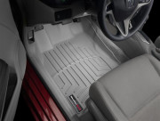 Honda Insight 2010-2015 - Коврики резиновые с бортиком, передние, серые (WeatherTech) фото, цена