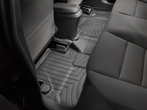 Honda Insight 2010-2015 - Коврики резиновые с бортиком, задние, черные (WeatherTech) фото, цена