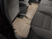 Honda Insight 2010-2015 - Коврики резиновые с бортиком, задние, бежевые (WeatherTech) фото, цена