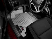 Honda Civic 2006-2024 - Коврики резиновые с бортиком, передние, серые (WeatherTech) фото, цена