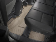 Honda Ridgeline 2006-2012 - Коврики резиновые с бортиком, задние, 2-3 ряд, бежевые (WeatherTech) фото, цена