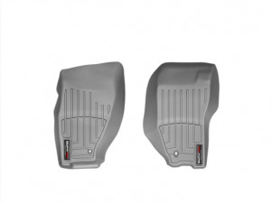 Jeep Liberty 2008-2013 - Коврики резиновые с бортиком, передние, серые (WeatherTech) фото, цена