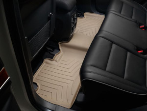 Jeep Grand Cherokee 2011-2019 - Коврики резиновые с бортиком, задние, бежевые (WeatherTech) фото, цена