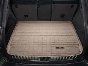 Porsche Cayenne 2011-2016 - Коврик резиновый в багажник(Без сабвуфера), бежевый (WeatherTech) фото, цена