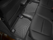 Mitsubishi Outlander 2007-2021 - Коврики резиновые с бортиком, задние, 2 ряд, черные (WeatherTech) фото, цена