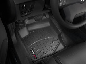 Volvo XC90 2003-2015 - Коврики резиновые с бортиком, передние, черные (WeatherTech) фото, цена