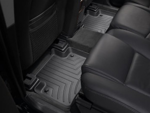 Volvo XC90 2003-2015 - Коврики резиновые с бортиком, задние, 2 ряд, черные (WeatherTech) фото, цена