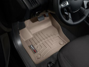 Ford Focus 2011-2024 - Коврики резиновые с бортиком, передние, бежевые. (WeatherTech) фото, цена