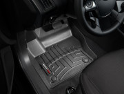 Ford Focus 2012-2024 - Коврики резиновые с бортиком, передние, черные. (WeatherTech) фото, цена