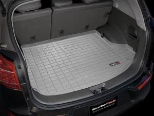 Kia Sportage 2010-2014 - Коврик резиновый в багажник, серый (WeatherTech) фото, цена