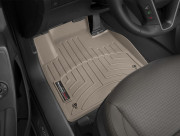 Hyundai Santa Fe 2012-2018 - Коврики резиновые с бортиком, передние, бежевые (WeatherTech) фото, цена