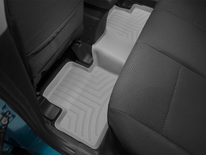 Mitsubishi ASX 2011-2021 - Коврики резиновые с бортиком, задние, серые (WeatherTech) фото, цена