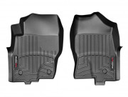 Nissan Pathfinder 2010-2015 - Коврики резиновые с бортиком, передние, черные (WeatherTech) фото, цена