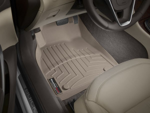 Buick Regal 2011-2014 - Коврики резиновые с бортиком, передние, бежевые. (WeatherTech) фото, цена