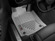 Porsche Panamera 2010-2017 - Коврики резиновые с бортиком,передние, серые (WeatherTech) фото, цена