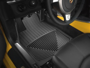 Porsche Cayman 2005-2012 - Коврики резиновые, передние, черные (WeatherTech) фото, цена