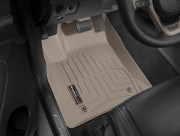 Jeep Grand Cherokee 2013-2016 - Коврики резиновые с бортиком, передние, бежевые (WeatherTech) фото, цена