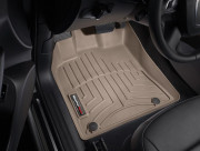 Porsche Macan 2015-2024 - Коврики резиновые с бортиком,передние, бежевые (WeatherTech) фото, цена