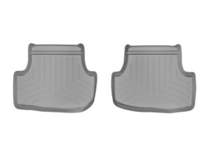 Volkswagen Golf 2013-2018 - Коврики резиновые с бортиком, задние, серые. (WeatherTech) фото, цена