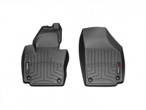 Volkswagen Golf Plus 2004-2014 - Коврики резиновые с бортиком, передние, черные. (WeatherTech) фото, цена