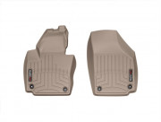 Volkswagen Golf Plus 2004-2014 - Коврики резиновые с бортиком, передние, бежевые. (WeatherTech) фото, цена