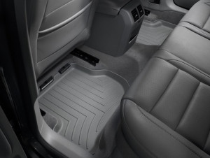 Volkswagen Golf Plus 2004-2014 - Коврики резиновые с бортиком, задние, серые. (WeatherTech) фото, цена
