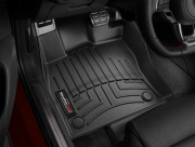 Volkswagen Golf 2013-2024 - Коврики резиновые с бортиком, передние, черные. (WeatherTech) фото, цена