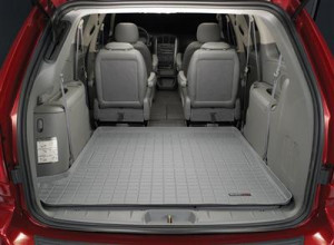 Volkswagen Golf 2013-2018 - Коврик резиновый в багажник, серый. (WeatherTech) Variant фото, цена