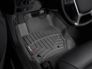 Volvo XC70 2007-2017 - Коврики резиновые с бортиком, передние,черные. (WeatherTech) фото, цена