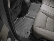 Hyundai Santa Fe 2012-2018 - Коврики резиновые с бортиком, задние, 2 ряд, черные (WeatherTech) 5 мест фото, цена