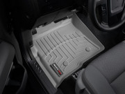 Ford F150 2011-2024 - Коврики резиновые с бортиком, передние, серые. (WeatherTech) фото, цена