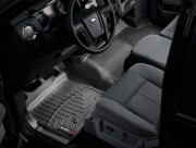 Ford F150 2011-2024 - Коврик резиновый с бортиком, передний, черный, сплошной. (WeatherTech) фото, цена