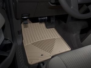 Ford F150 2009-2024 - Коврики резиновые, передние, бежевые. (WeatherTech) фото, цена