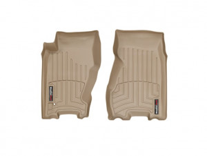 Jeep Grand Cherokee 1998-2004 - Коврики резиновые с бортиком, передние, бежевые (WeatherTech) фото, цена