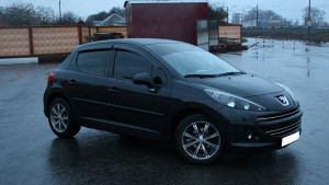 Peugeot 207 2006-2013 - Дефлекторы окон (ветровики), комлект. (Cobra Tuning) фото, цена