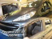 Peugeot 207 2006-2012 - Дефлекторы окон (ветровики), к-т 4 шт, вставные. HEKO-team фото, цена