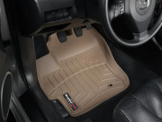 Mazda 3 2003-2009 - Коврики резиновые с бортиком, передние, бежевые. (WeatherTech) фото, цена