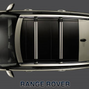 Land Rover Range Rover 2013-2015 - Рейлинги продольные, к-т 2 шт, черные (LR) фото, цена