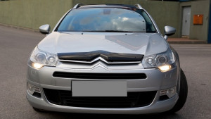 Citroen C5 2008-2015 - Дефлектор капота (мухобойка) (SIM) фото, цена