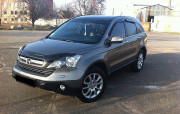 Honda CRV 2007-2009 - Дефлектор капота (мухобойка), темный. (SIM) фото, цена