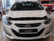 Hyundai i40 2011-2015 - Дефлектор капота (мухобойка), темный. (SIM) фото, цена