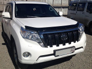 Toyota Land Cruiser Prado 2013-2016 - Дефлектор капота (мухобойка), темный. (SIM) фото, цена